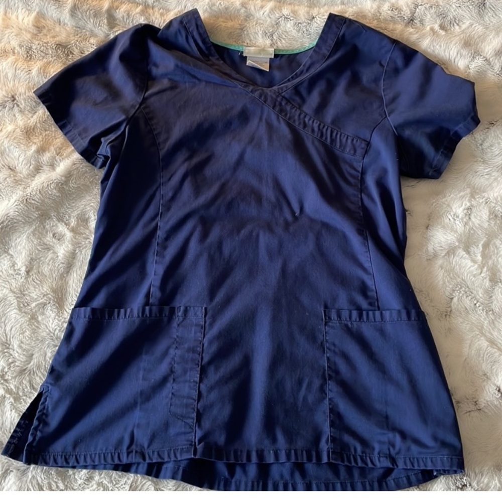 Small Navy Scrub shirt
